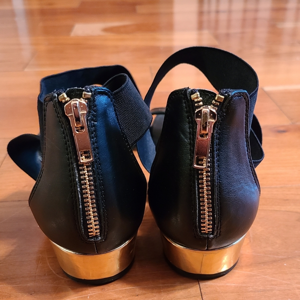Steve Madden Throne Sandals, Black, Size 10 - Picture 3 of 4
